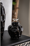 Black Ceramic Oriental Vase S | Vical Home Heyer | Oroatrade.com