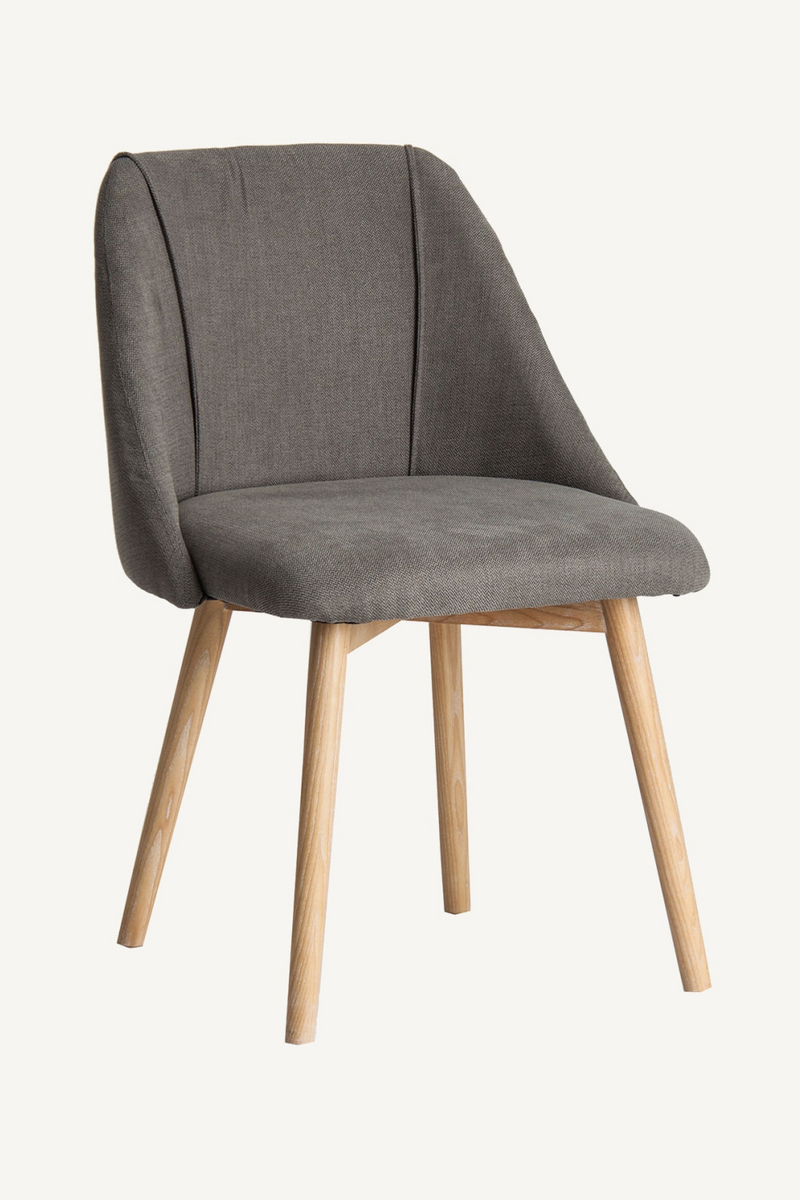 Gray Upholstered Accent Chair | Vical Home Ghilarza | Oroatrade.com