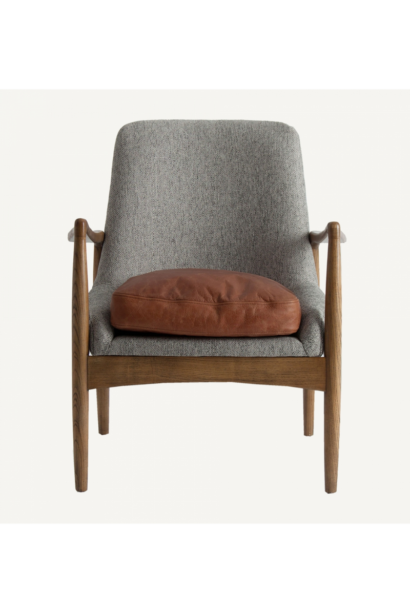 Gray Upholstered Nordic Armchair | Vical Home Elati | Oroatrade.com