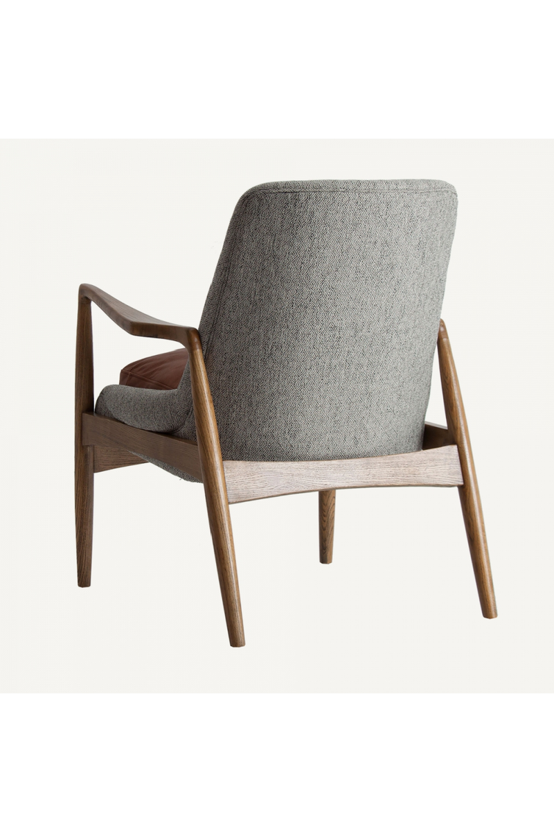 Gray Upholstered Nordic Armchair | Vical Home Elati | Oroatrade.com