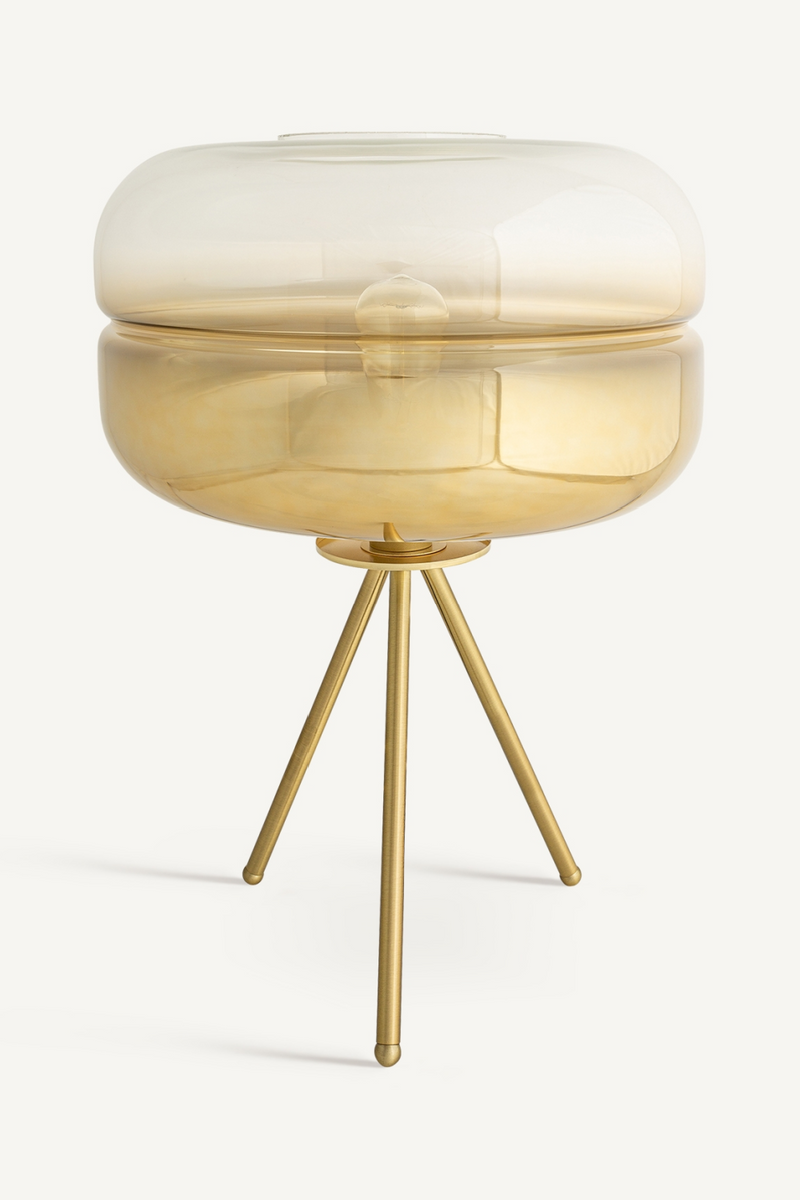 Gradient Gold Tripod Table Lamp | Vical Home Eyel | Oroatrade.com