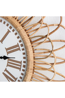 Rattan Floral Clock | Vical Home Ghiare | Oroatrade.com