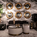 Gold Round Mirror | Vical Home Almesso