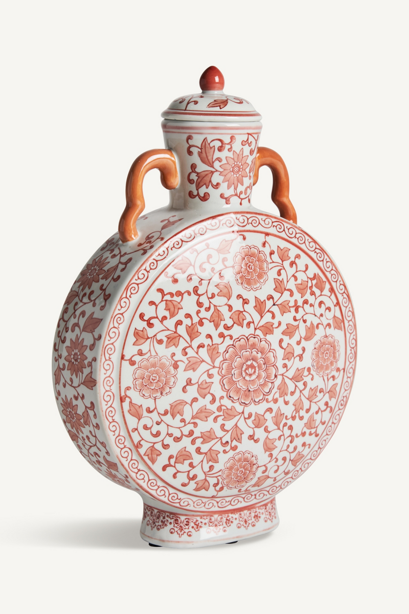 Red Foliage Ceramic Vase | Vical Home Plitz | Oroatrade.com