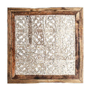 White Carved Wood Wall Art | Vical Home Taskent