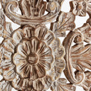 White Carved Wood Wall Art | Vical Home Taskent