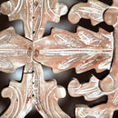 White Carved Wood Wall Art | Vical Home Taskent
