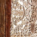 White Carved Wood Wall Art | Vical Home Taskent