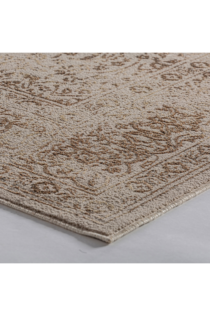 Beige Classic Style Carpet 9'6" x 6'6" | Vical Home Light | Oroatrade.com