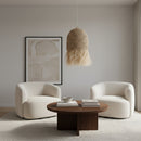 Hospitality furniture - Natural Fiber Fringed Pendant Light - www.oroatrade.com