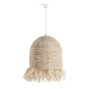 Hospitality furniture - Natural Fiber Fringed Pendant Light - www.oroatrade.com