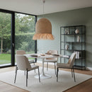 Hospitality furniture - Natural Fiber Fringed Pendant Light - www.oroatrade.com