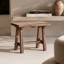 Rustic Wood Stool | Vical Home Tabou