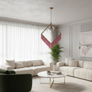 Pink Fringed Pendant Lamp | Vical Home Bulevard | Oroatrade.com