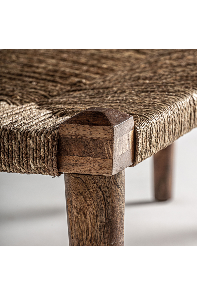 Natural Fiber Bench | Vical Home Tassaloro | Oroatrade.com