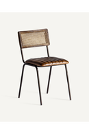 Brown Leather Seat Dining Chair | Vical Home Almstock | Oroatrade.com