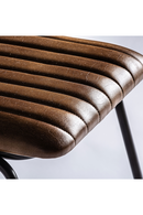 Brown Leather Seat Dining Chair | Vical Home Almstock | Oroatrade.com
