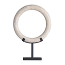 Hospitality furniture - Round White Marble Decorative Object - www.oroatrade.com