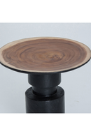 Black Tropical Wood Side Table | Vical Home Sauris | Oroatrade.com
