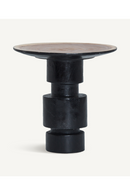 Black Tropical Wood Side Table | Vical Home Sauris | Oroatrade.com
