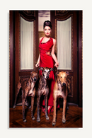 Woman In Red Art Print | Vical Home Devila | Oroatrade.com