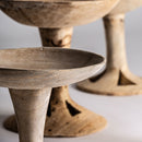 Suar Wood Pedestal Centerpiece | Vical Home Raynal