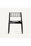 Black Metal Dining Chair (2) | Vical Home Plisse | Oroatrade.com