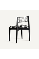 Black Metal Dining Chair (2) | Vical Home Plisse | Oroatrade.com
