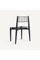 Black Metal Dining Chair (2) | Vical Home Plisse | Oroatrade.com