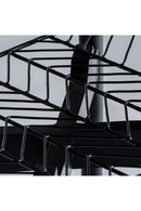 Black Metal Dining Chair (2) | Vical Home Plisse | Oroatrade.com