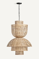 Pleated Rattan Hanging Lamp | Vical Home Plisse | Oroatrade.com
