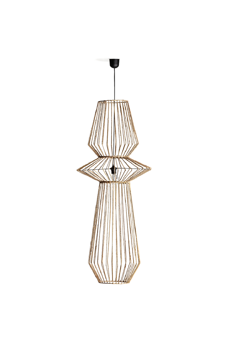 Braided Rattan Hanging Lamp | Vical Home Plisse | Oroatrade.com