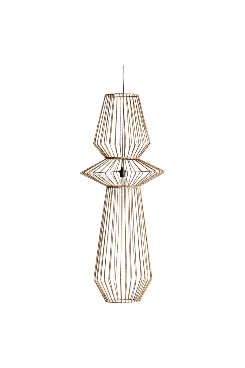 Braided Rattan Hanging Lamp | Vical Home Plisse | Oroatrade.com