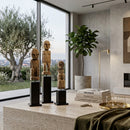 Rustic Wood Statue Decorative Figure | Vical Home Bomani