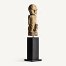 Rustic Wood Statue Decorative Figure | Vical Home Bomani