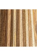 Fluted Wood Pedestal Side Table | Vical Home Plisse | Oroatrade.com