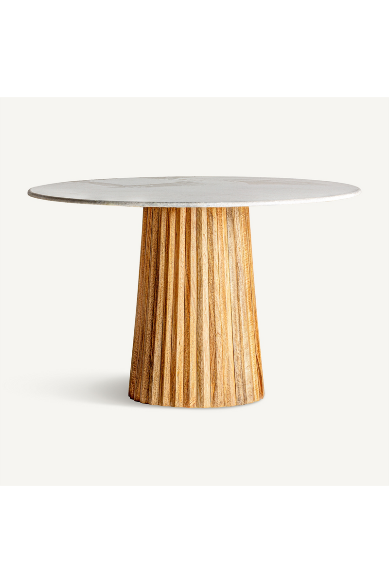 Central Base Wood Dining Table | Vical Home Plisse