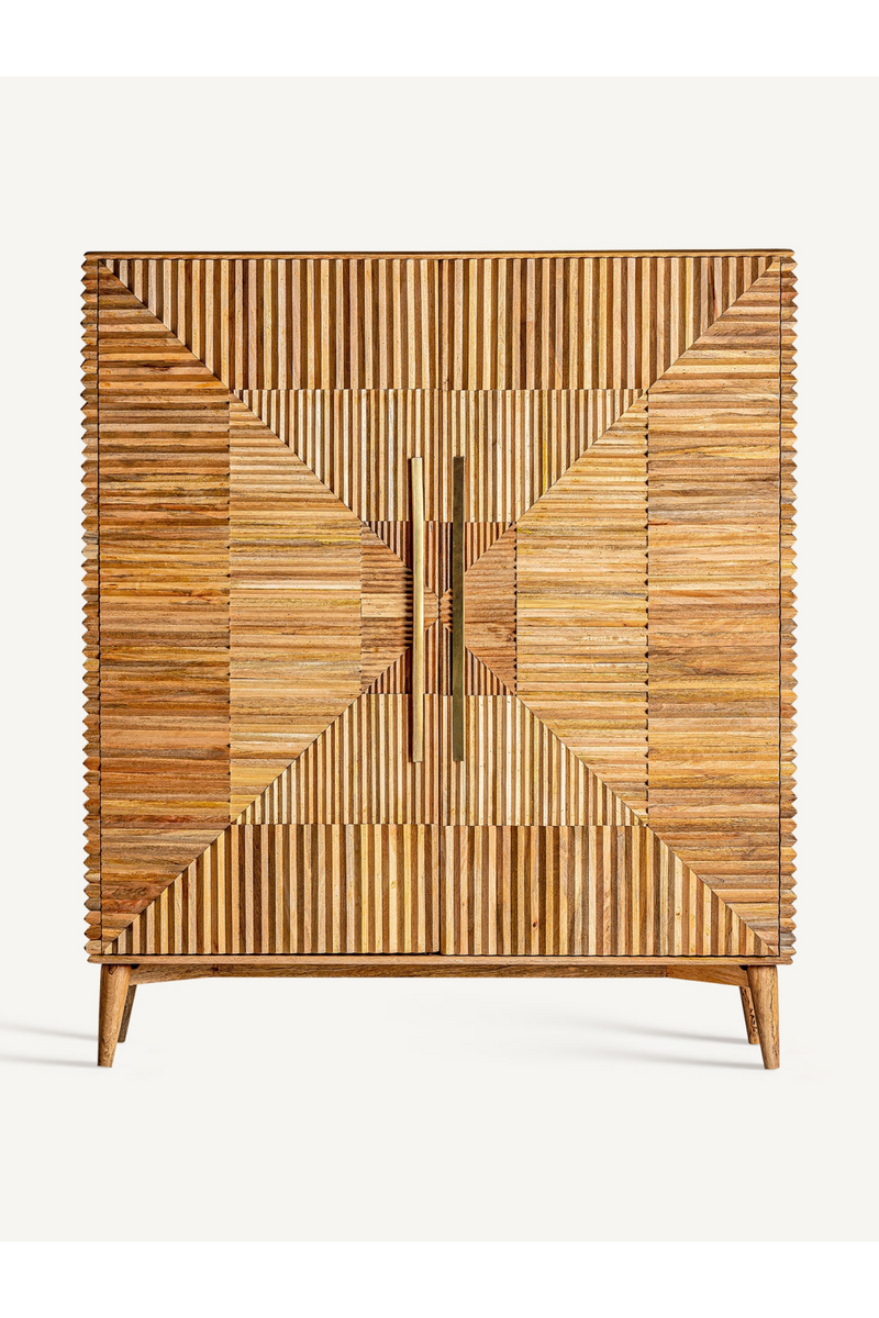 Fluted Wood Modern Cabinet | Vical Home Plisse | Oroatrade.com