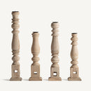 Carved Wooden Candle Holder | Vical Home Dif