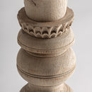 Carved Wooden Candle Holder | Vical Home Dif