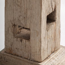 Carved Wooden Candle Holder | Vical Home Dif