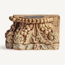Carved Wood Ethnic Candle Holder | Vical Home Dhobley