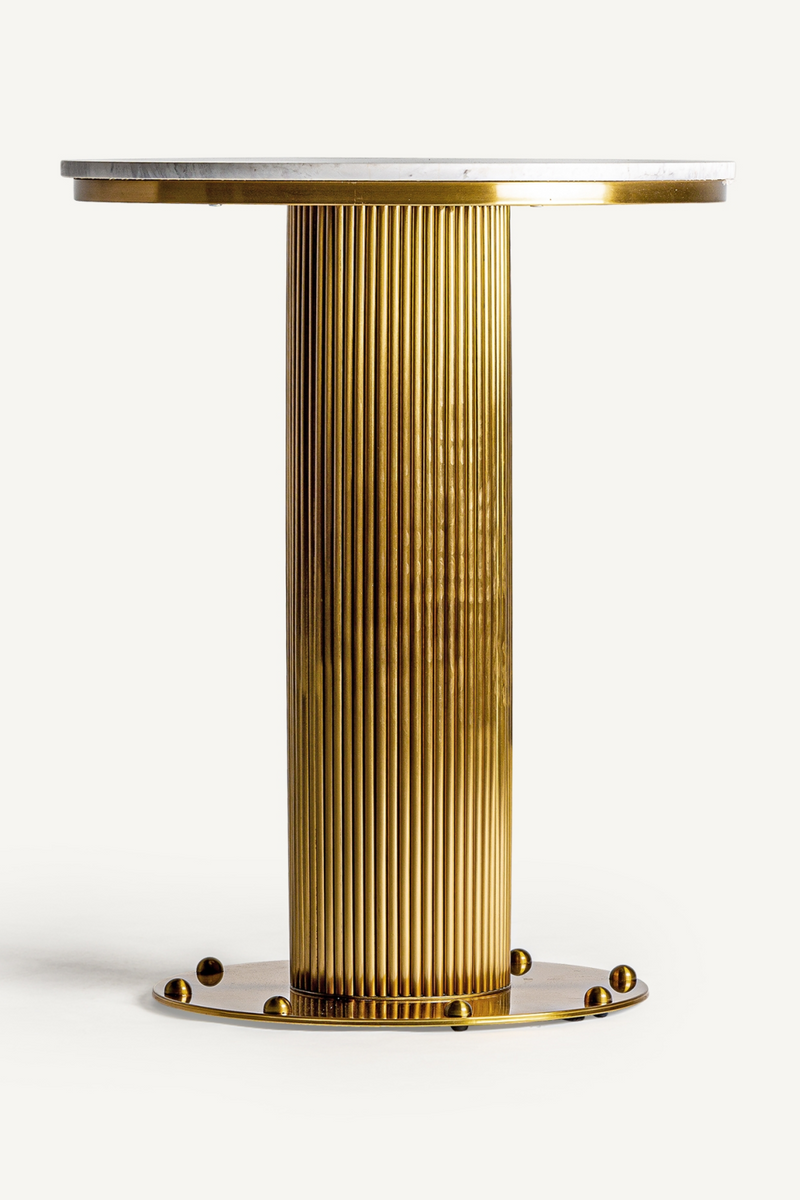 Golden Base Round Bar Table | Vical Home Dolny | Oroatrade.com