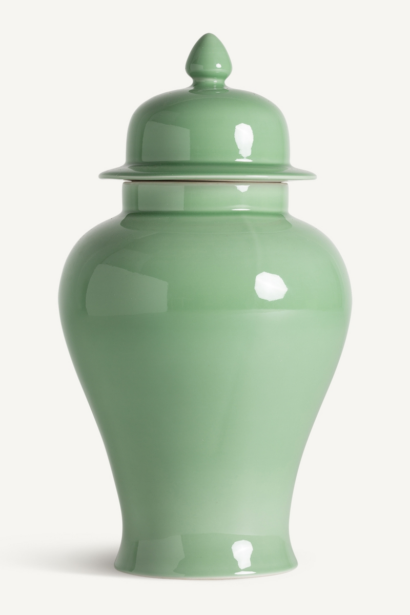 Light Green Ceramic Vase | Vical Home Ivok | Oroatrade.com