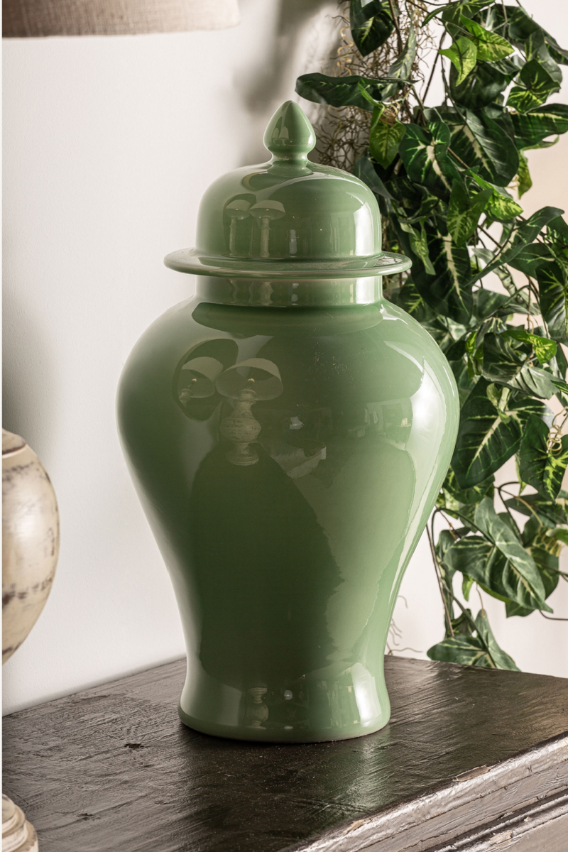 Light Green Ceramic Vase | Vical Home Ivok | Oroatrade.com