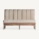 White Linen Sofa | Vical Home Bar Retz
