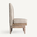 White Linen Sofa | Vical Home Bar Retz