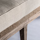 White Linen Sofa | Vical Home Bar Retz