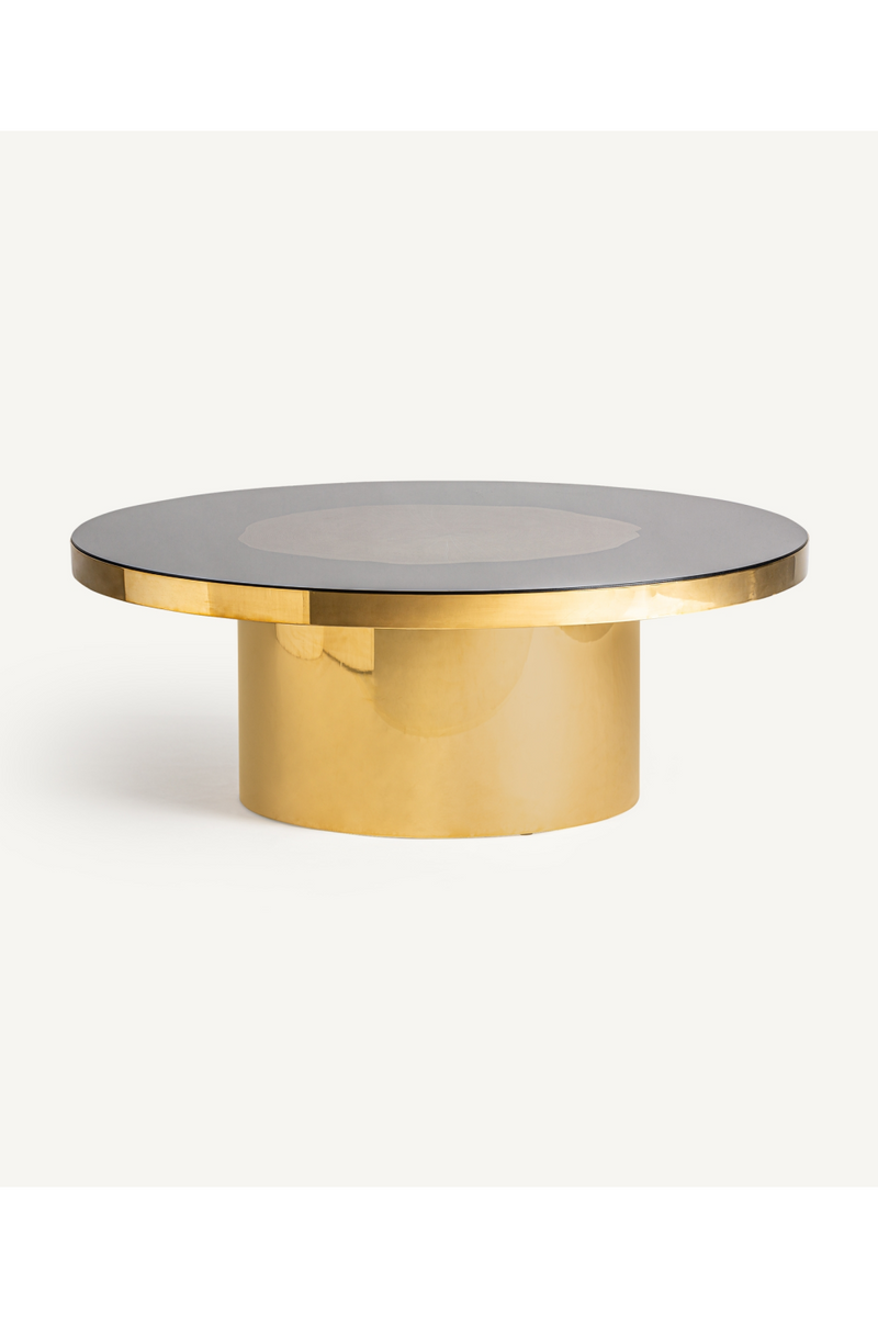 Gold Steel Coffee Table | Vical Home Bertrix | Oroatrade.com