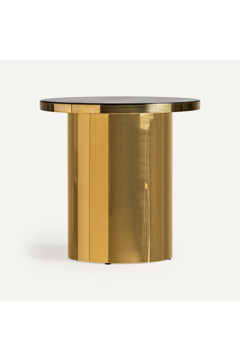 Gold Central-Base Side Table | Vical Home Bertix | Oroatrade.com